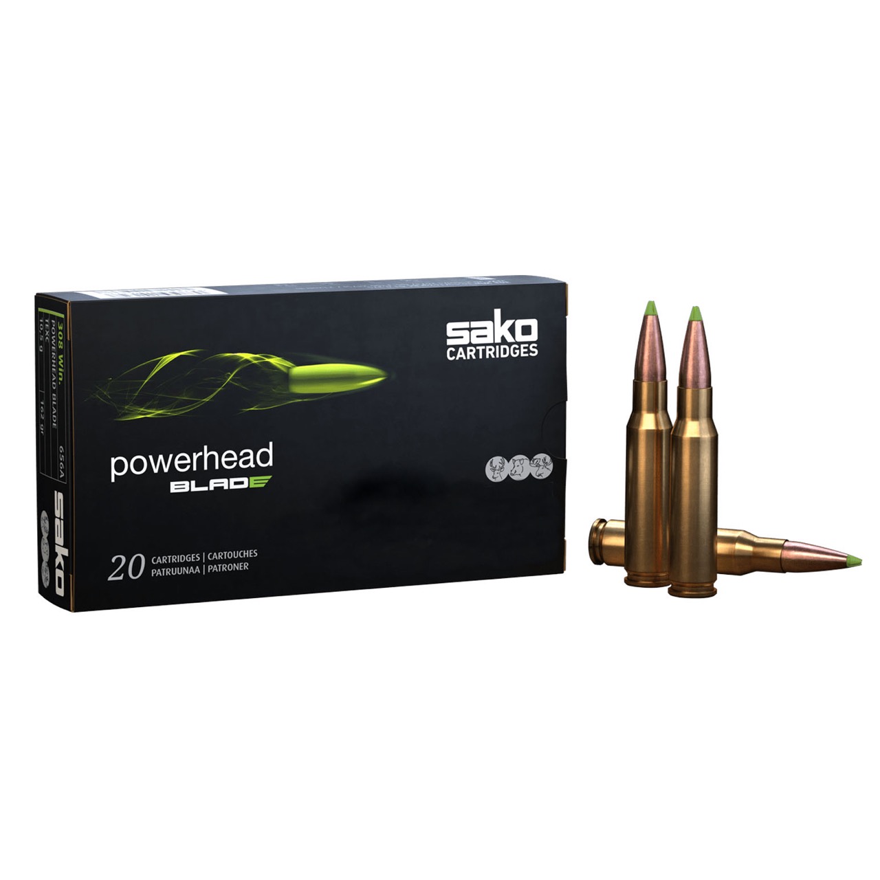 Патрон SAKO (6,5х55 SE) POWERHEAD BLADE (TEC-657H)(120grs)(7.78г)